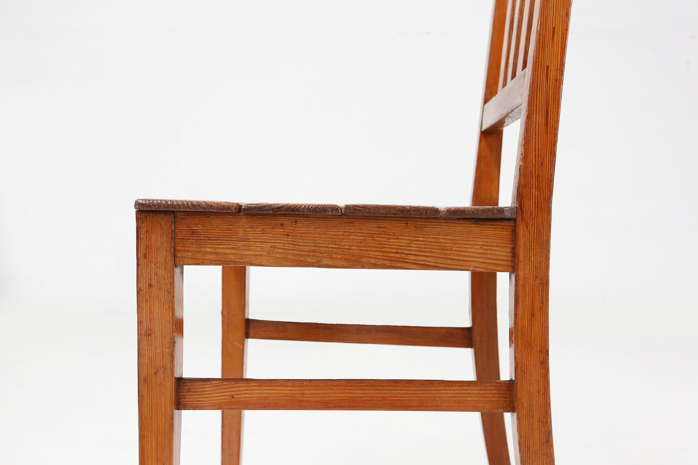 Wooden geometric chair in Jean Prouve style, France ca. 1940thumbnail